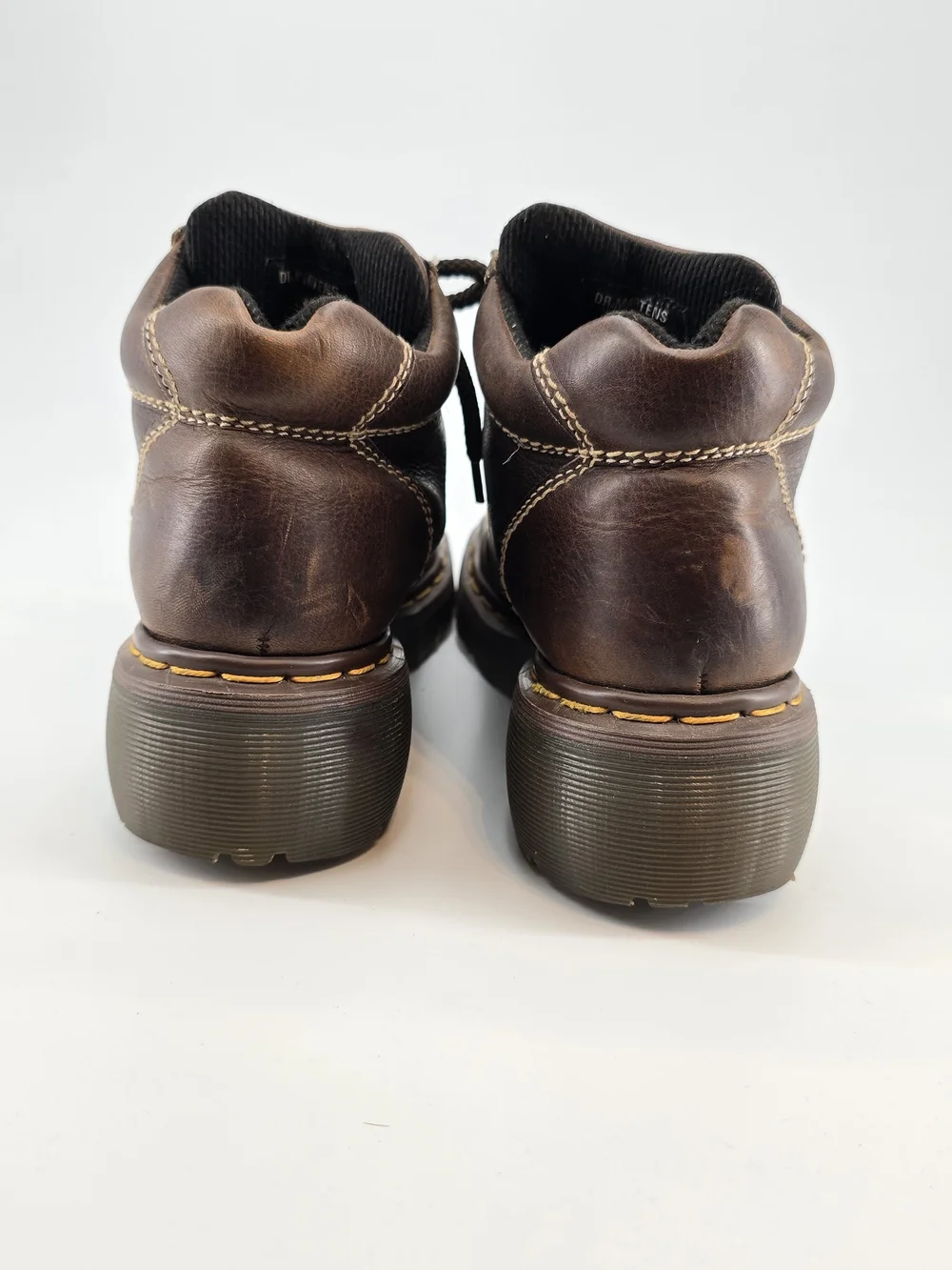Y2k Dr. Martens Brown Boots Docs 7 Uk, 8 US Mens, 9 US Womens Vintage